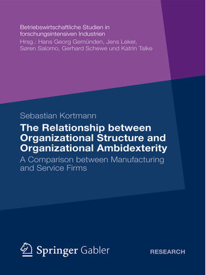 cover image of The Relationship between Organizational Structure and Organizational Ambidexterity